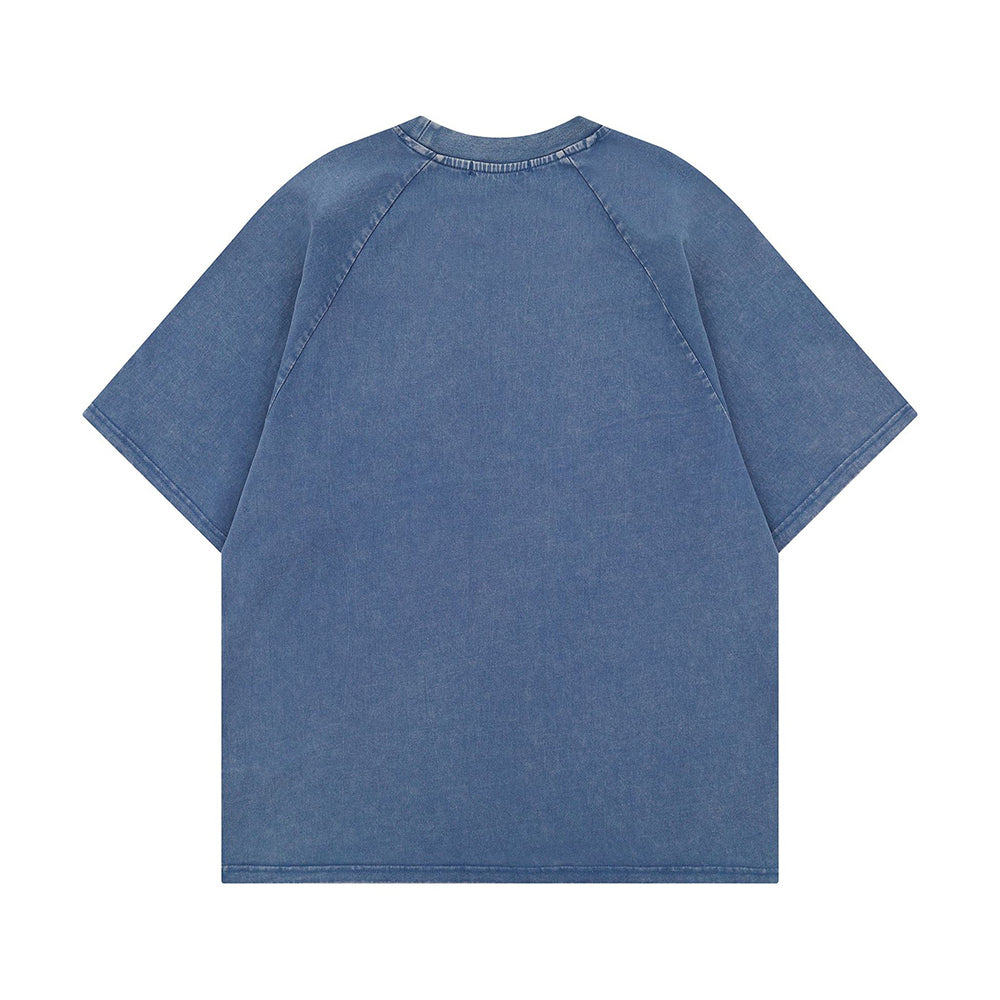 Fun pattern short sleeves