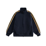 레트로 스포츠 쓰리 스트라이프 재킷