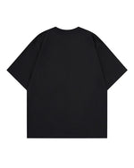 Irregular Color-Block Stripe Short-Sleeve Top