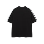 대비색 문자 프린트 반팔