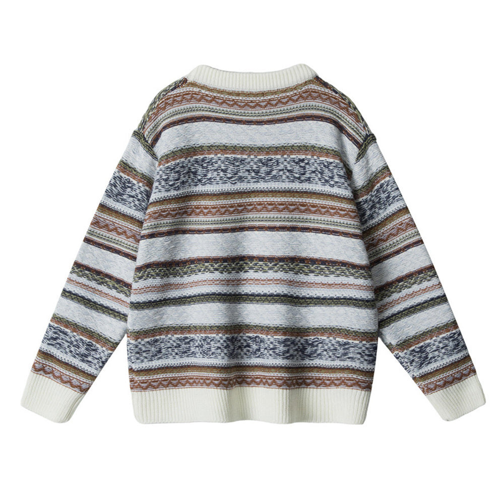 스트라이프 커플 니트웨어