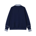 假兩件小羊衛衣