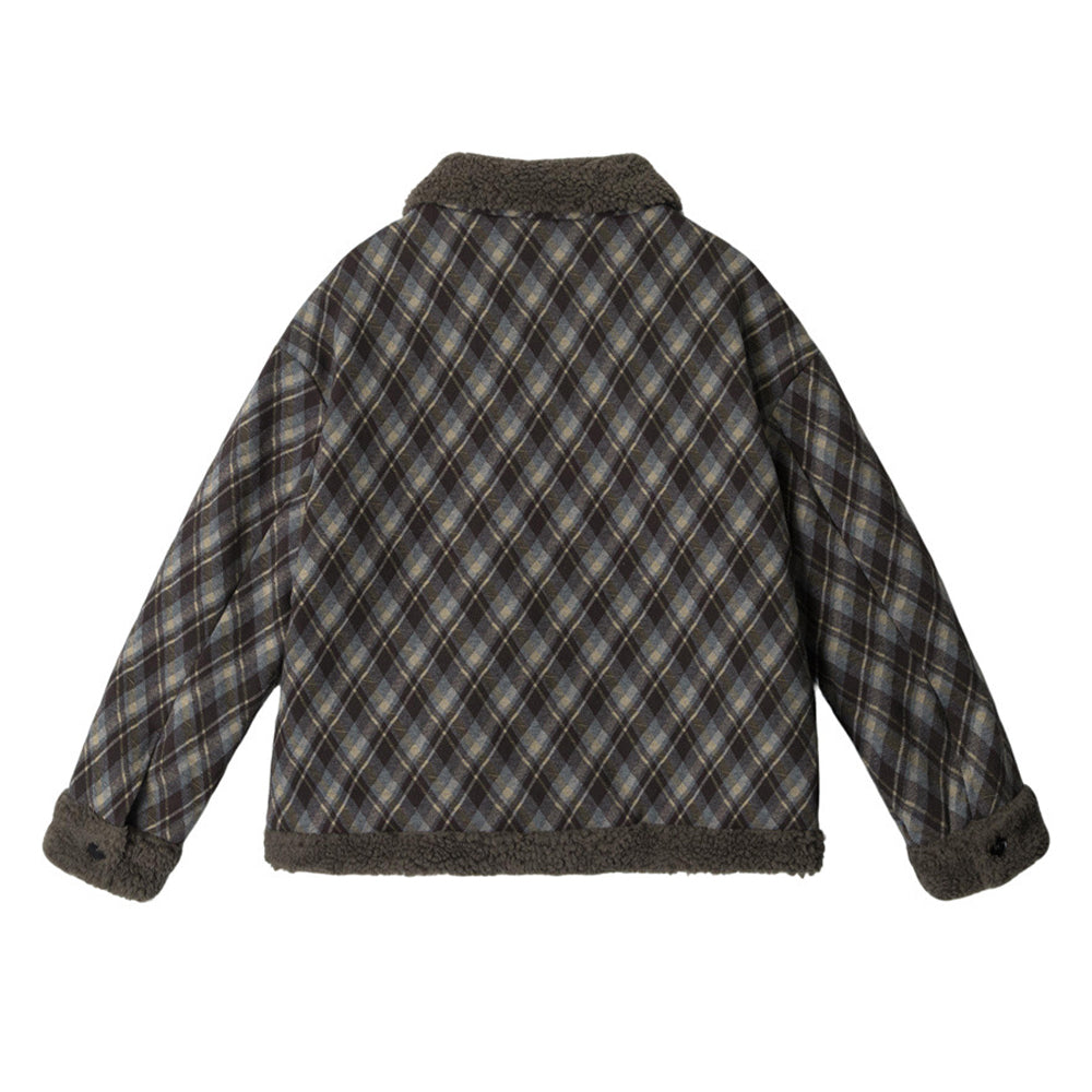 램스울 패치워크 코트