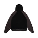 Contrast color lettering versatile jacket