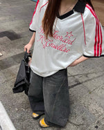 Retro sports short sleeves