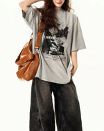 워시드 디스트레스드 반팔