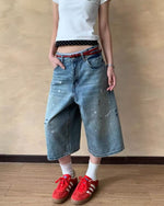 做舊水洗牛仔褲