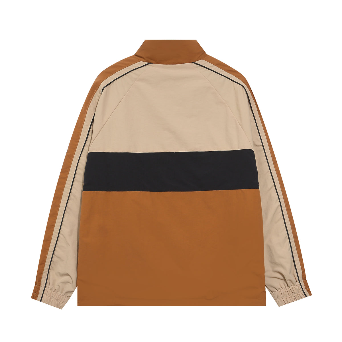 Vintage color block track top 