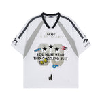 레트로 스포츠 반소매