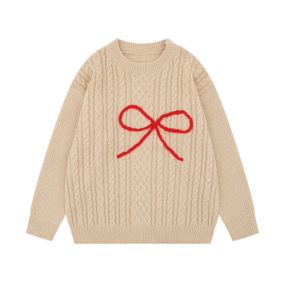 Bow Cable Sweater