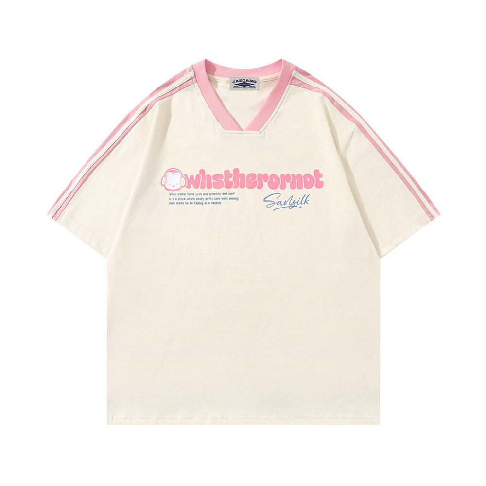 Casual sports style short sleeves