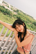 Retro plaid lace suspenders (women's)