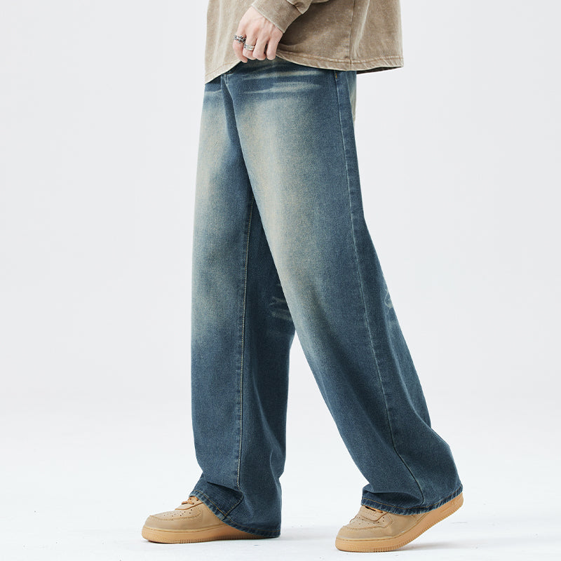 Vintage Blue Straight Jeans