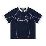 復古撞色小狗短袖