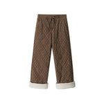 두껍고 따뜻한 캐주얼 팬츠