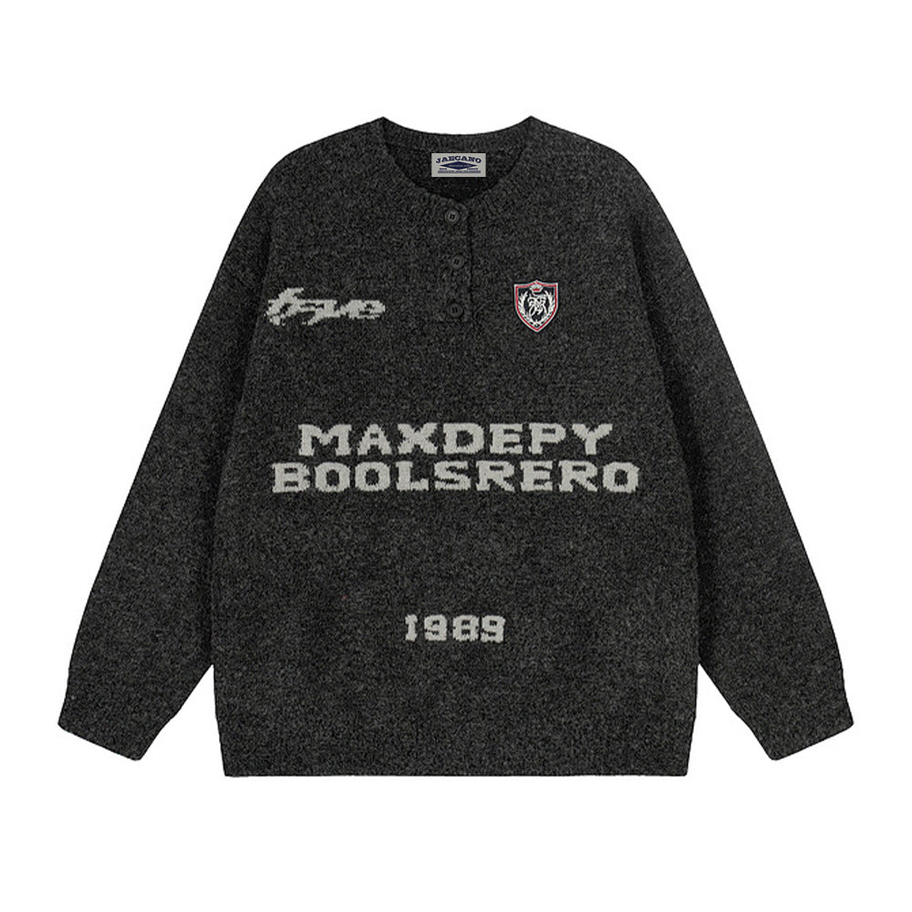 Retro thick casual sweater
