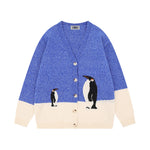 企鵝提花情侶外套