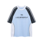 Retro patchwork short sleeves