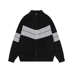 半高領開衫毛衣