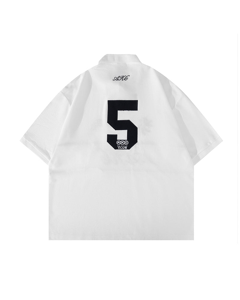 Embroidered polo shirt