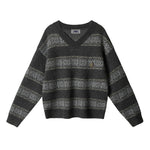 레트로 스트라이프 스웨터