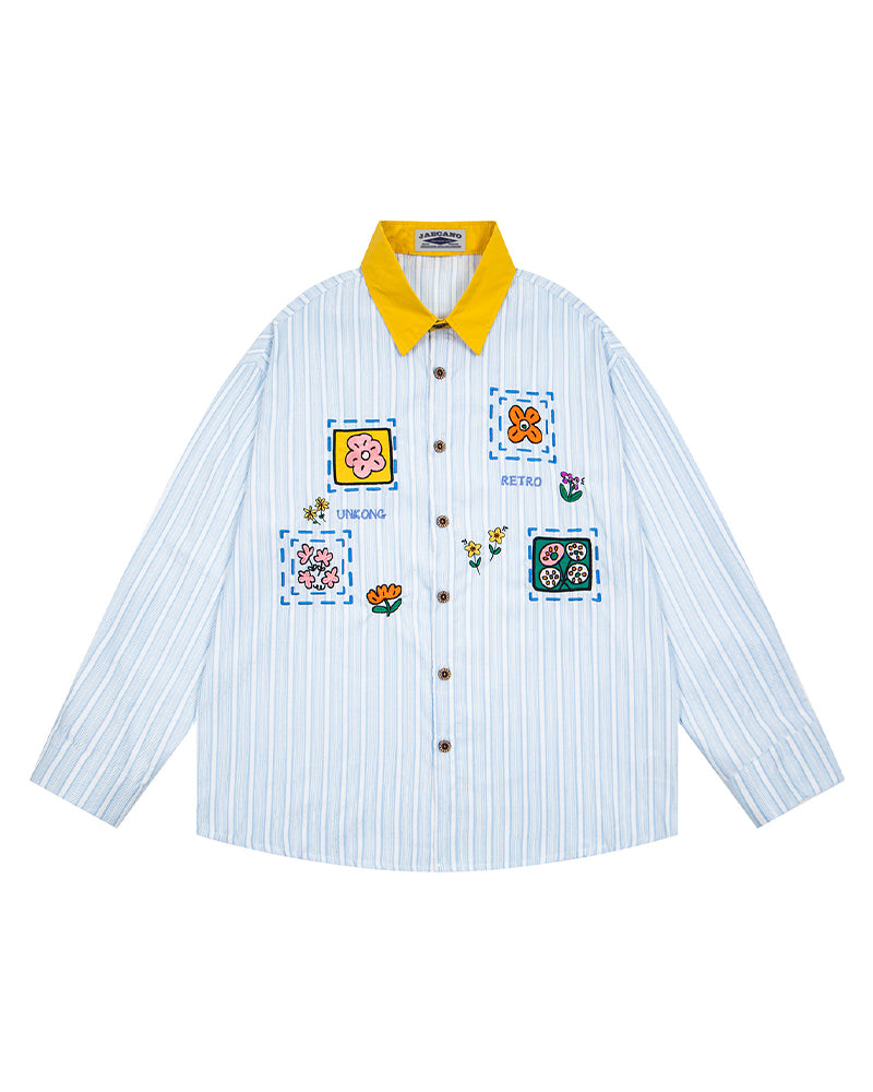 Fun Colorful Long-Sleeved Shirts