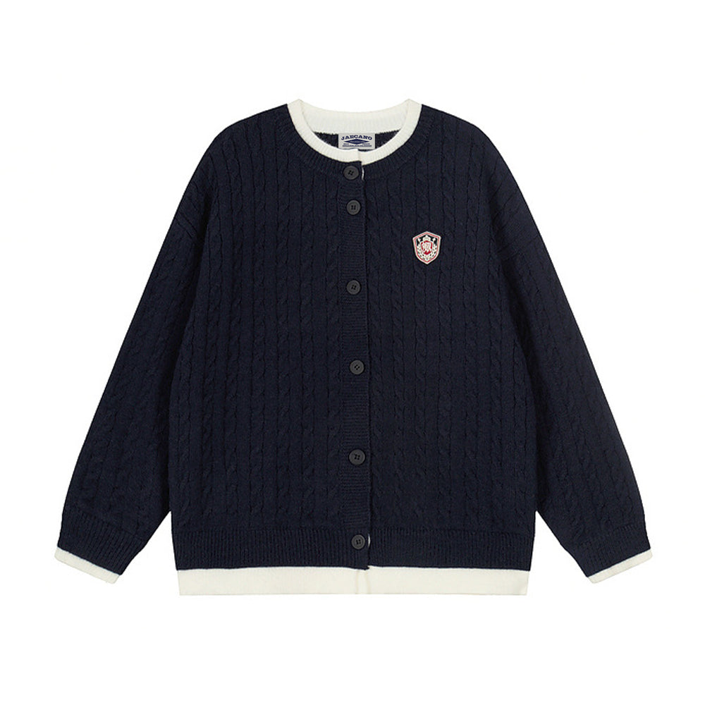 Spliced ​​fake two-piece sweater