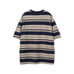 레트로 스트라이프 반팔