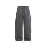Solid color casual straight leg pants