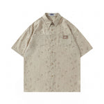 Floral short-sleeved shirt