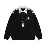 復古小狗刺綉衛衣