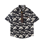 Retro casual short sleeve shirt