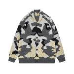 迷彩色針織衫