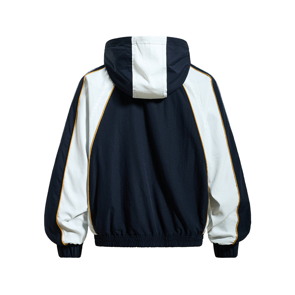 Retro patchwork couple jackets