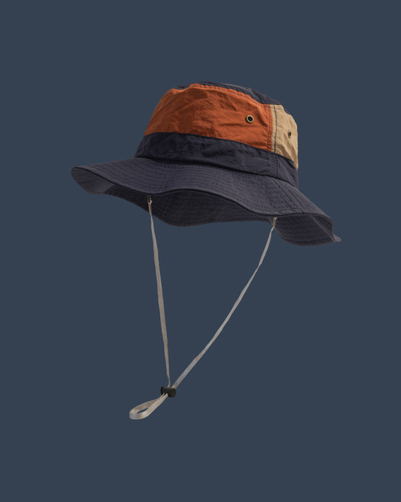 Color-block Sun Hat