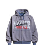 Gradient distressed casual jacket