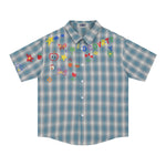 vintage plaid short sleeve shirt