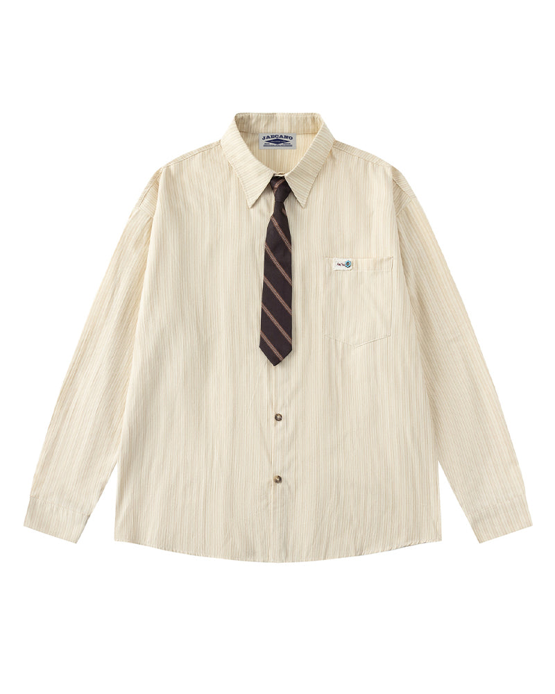 vintage striped long sleeve shirt