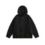 캐주얼한 헐렁한 후드 스웨터