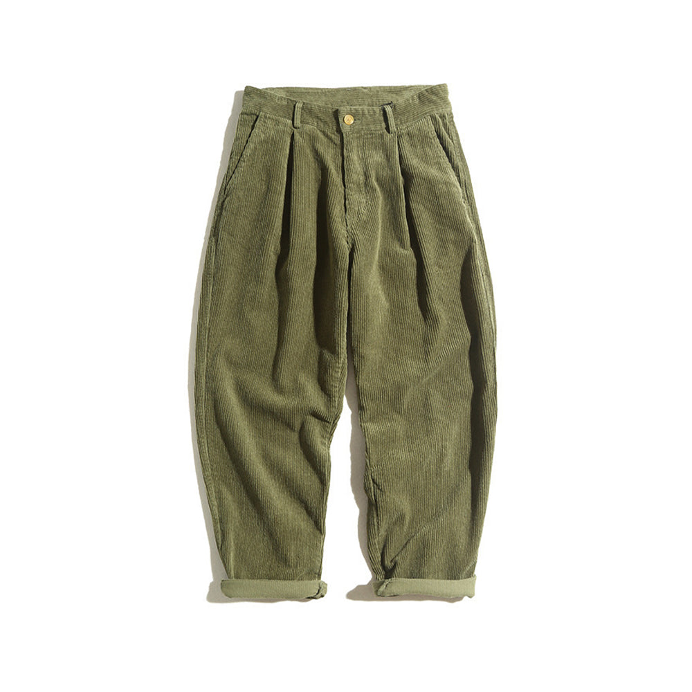 Corduroy casual trousers