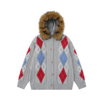 캐주얼한 탈부착형 니트 가디건