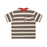 Striped all-match short sleeves