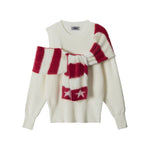 오프숄더 하이엔드 스웨터