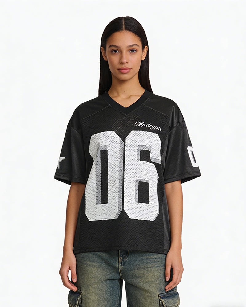 Spliced ​​all-match short sleeves