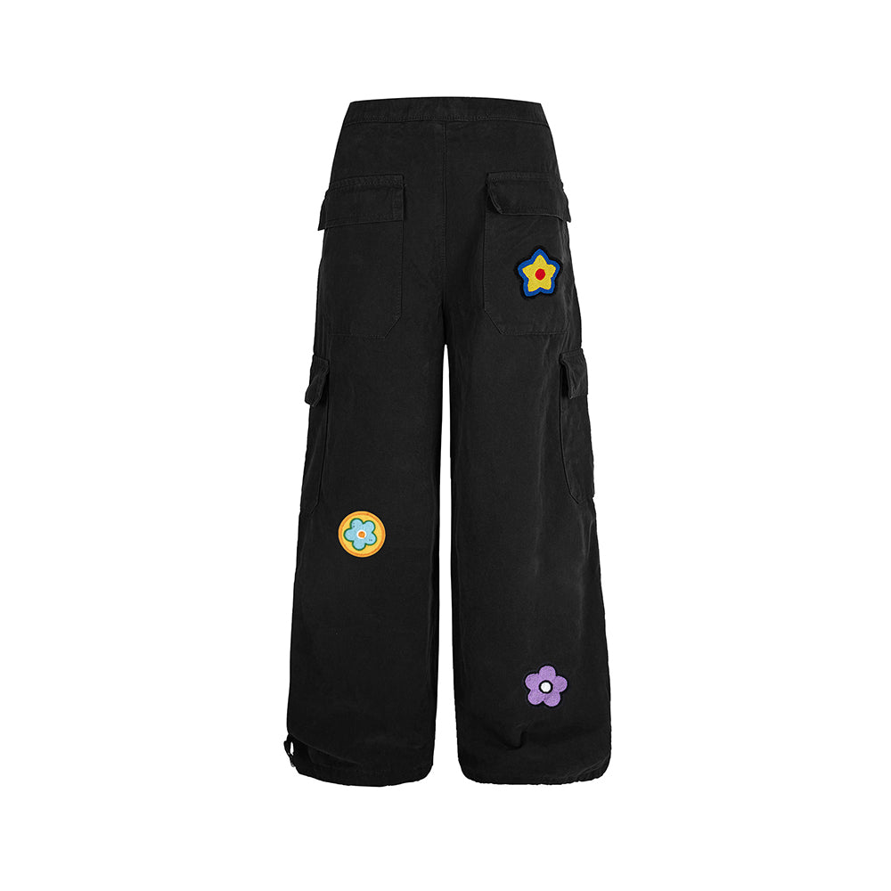 Vintage colored cargo trousers