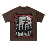 레트로 프린트 반소매