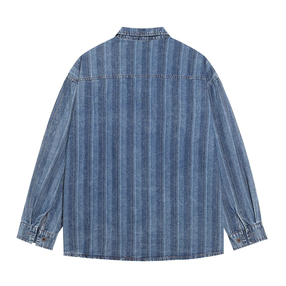 vintage striped denim shirt 