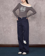 Retro hottie long sleeves (women's style)