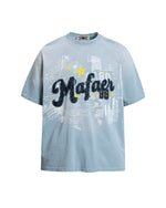 Casual Embroidered Sports Short-Sleeve