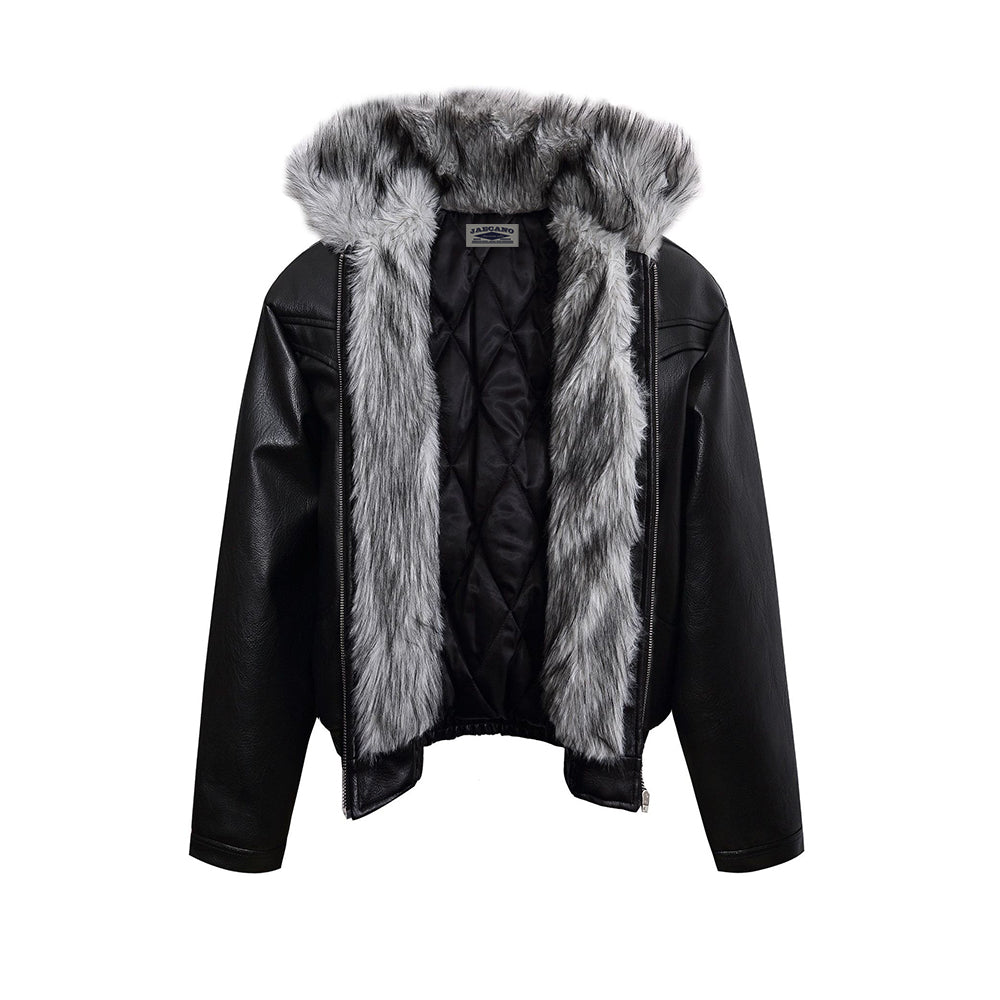 Retro cotton-padded jacket